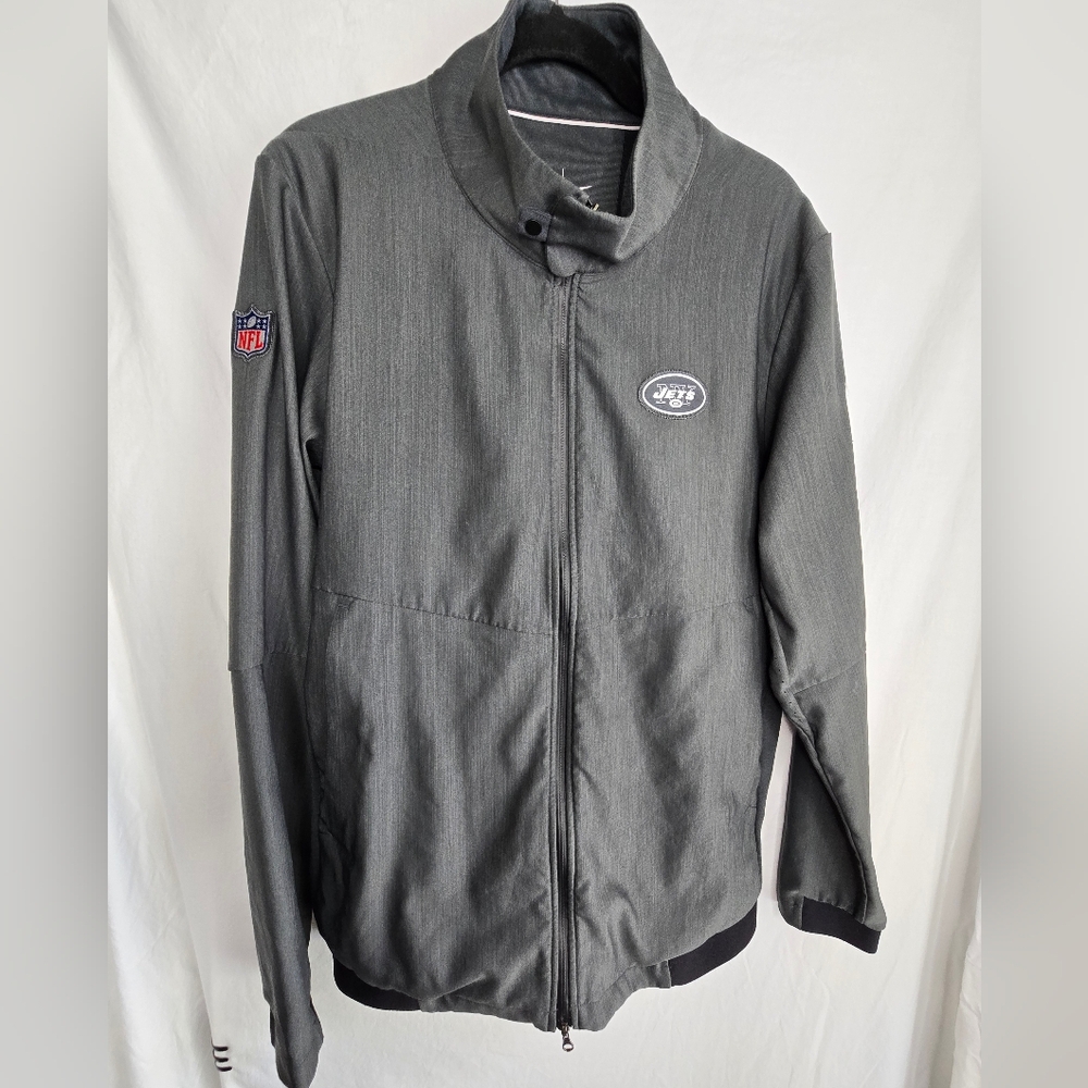 Men's Gray NIKE NFL NY Jets Team Jacket